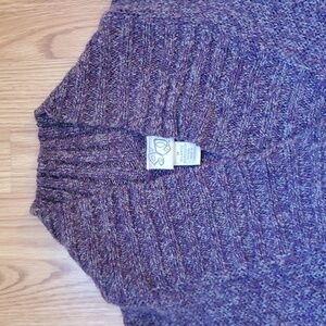 Vintage Fashion Bug Women's Purple Sweater Medium